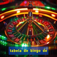 tabela de bingo de 1 a 100